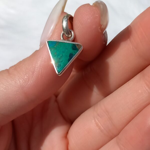 Dije Triangular (Plata peruana 950)