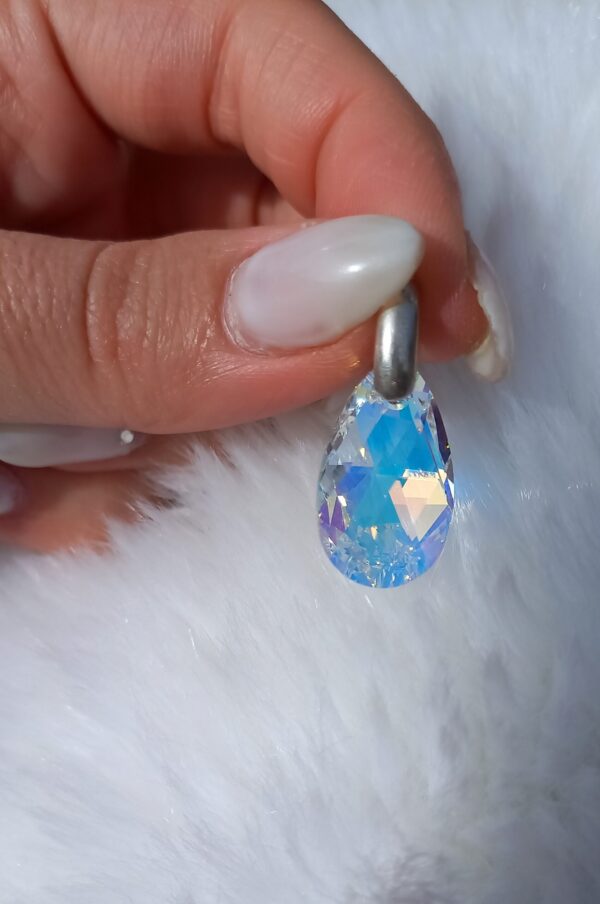Gota Swarovski blanca grande