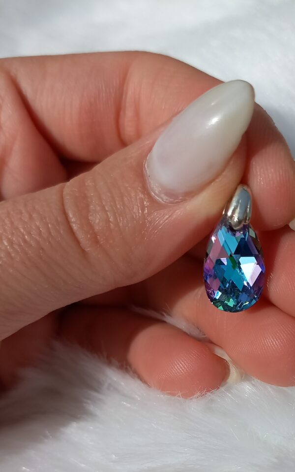 Gota lila/celeste swarovski - Image 2