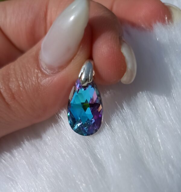 Gota lila/celeste swarovski - Image 3