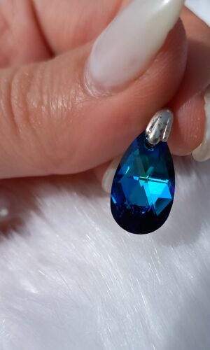 Gota azul swarovski