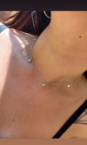 Choker estrellas micro