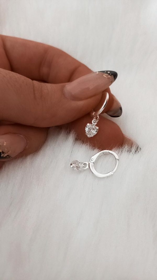 Argolla corazon cubic