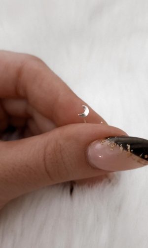 Luna piercing nariz