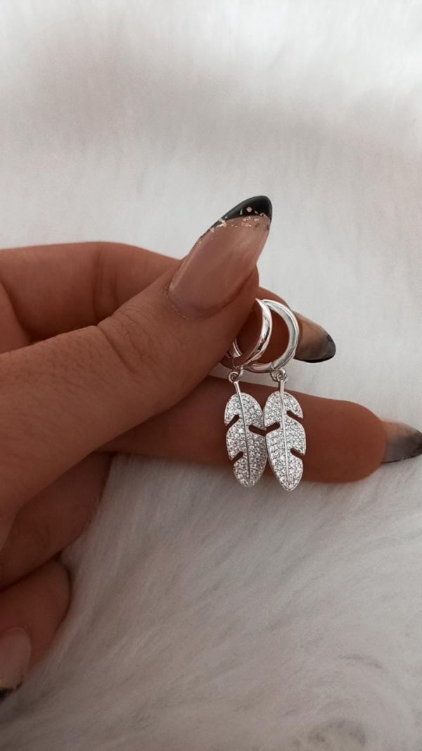 Argollas con pluma micro