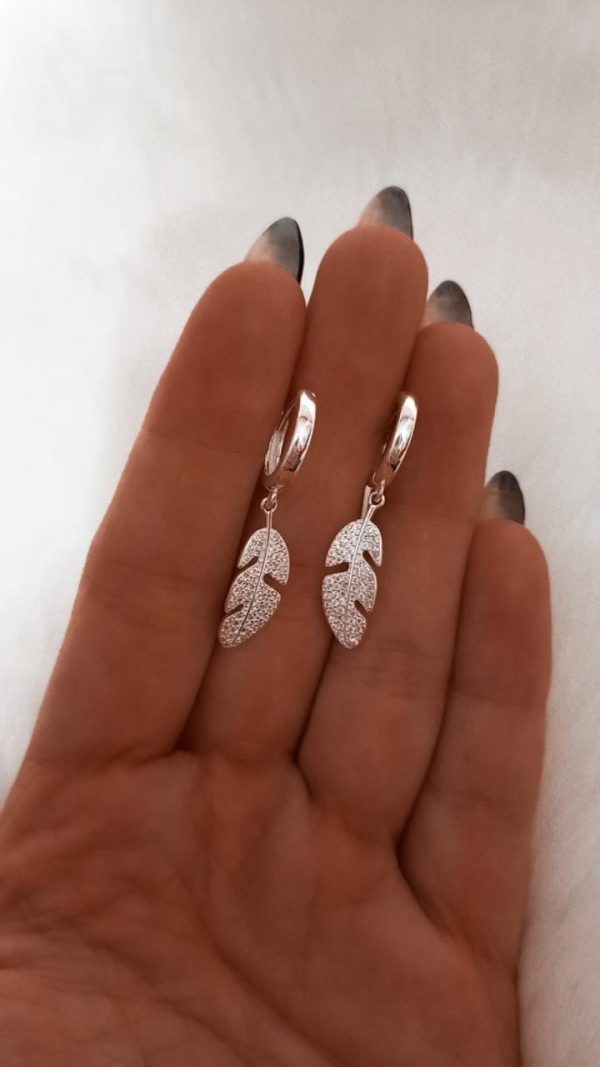 Argollas con pluma micro - Image 3