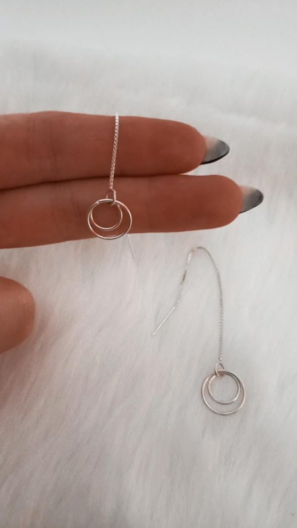 Colgante y/o pasante doble circulo