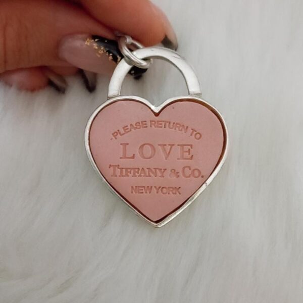 Dije de plata Tiffany&co. Reversible