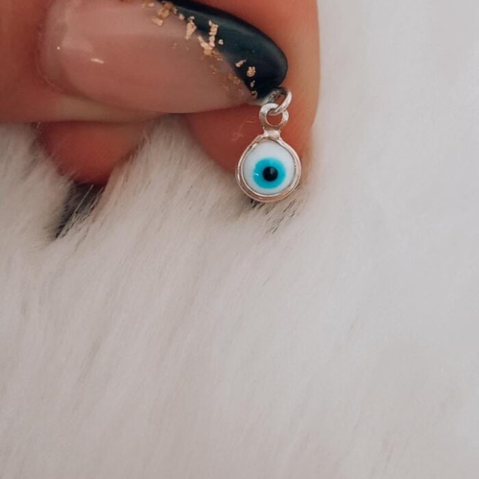 Dije de plata Mini ojo turco