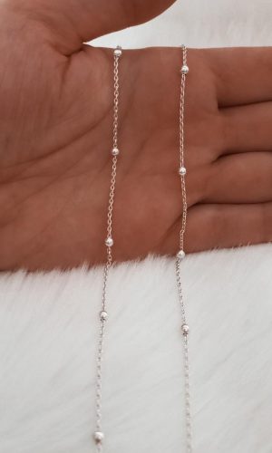 Cadena con bolitas (45 cm)