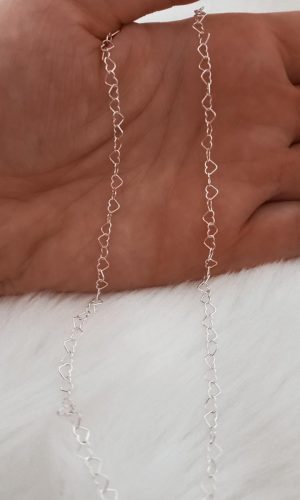 Cadena corazones (50 cm)