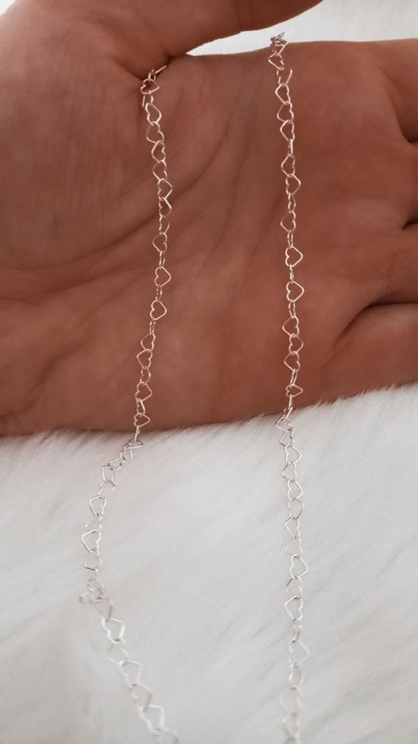 Cadena corazones (50 cm)