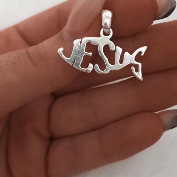 Dije de plata Jesus