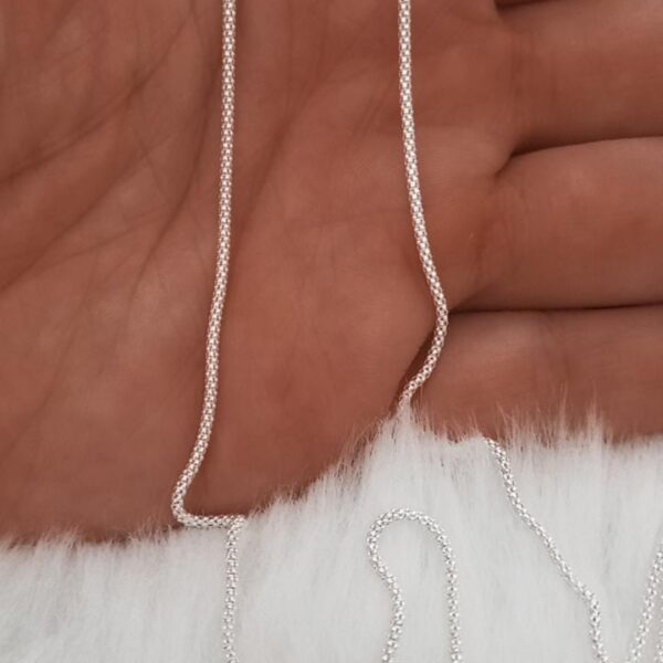 Cadena de plata Espiga (50 cm)