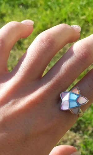 Flor multicolor nº20