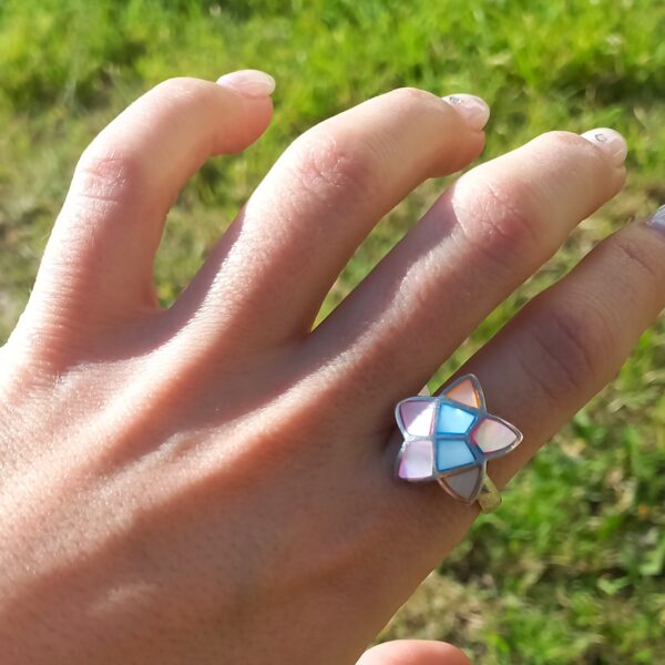 Flor multicolor nº20