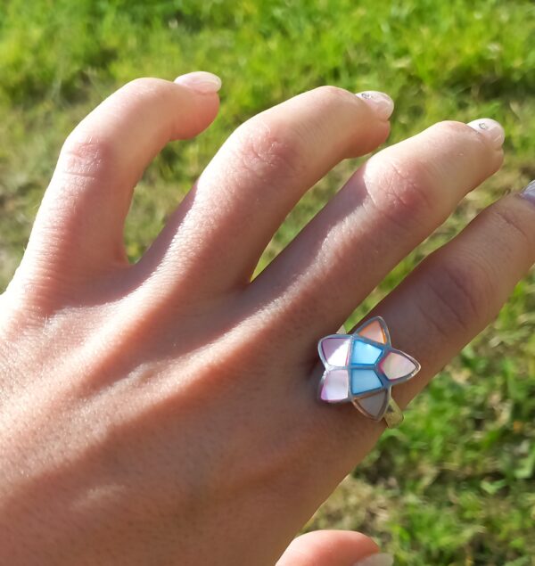 Flor multicolor nº20