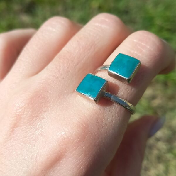 Doble piedra Turquesa (regulable) nº20