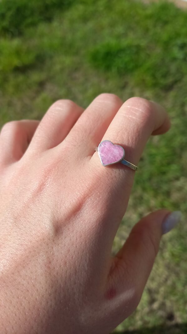 Corazon Piedra lila nº21