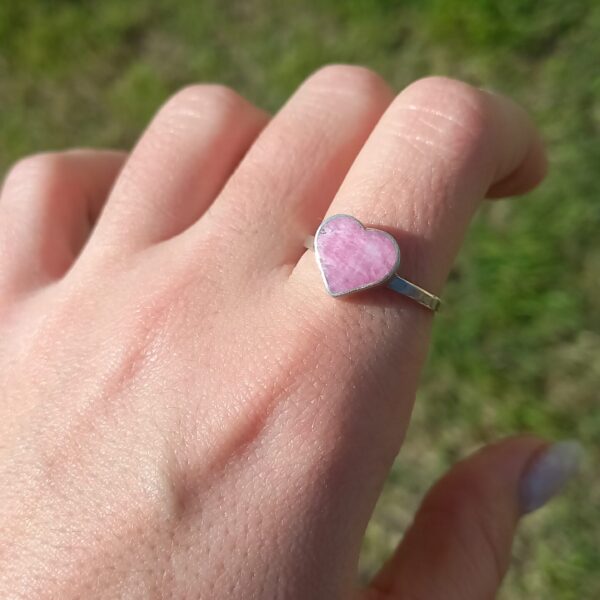 Corazon Piedra lila nº21