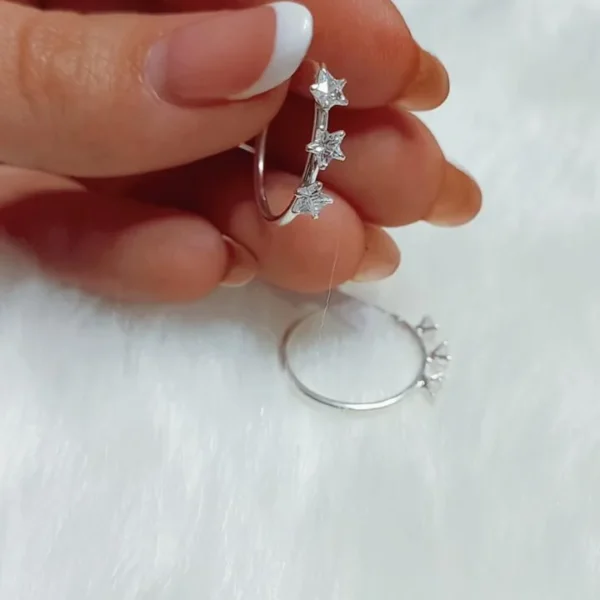 Argollas cubic estrella