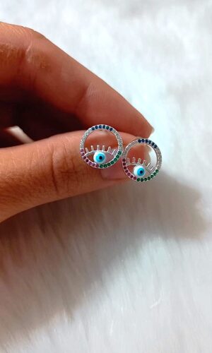 Ojo con micro multicolor (pasante)