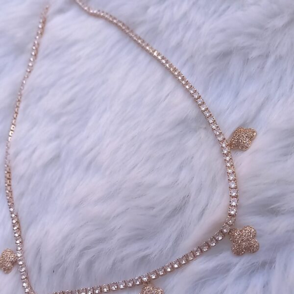 Conjunto trebol m.c dorado