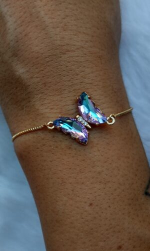 Mariposa celeste/lila