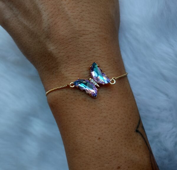 Mariposa celeste/lila