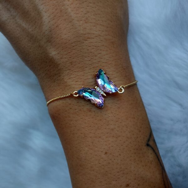 Mariposa celeste/lila