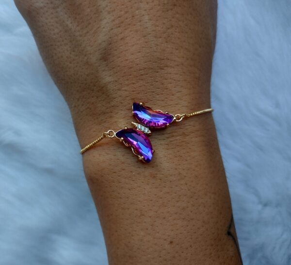 Mariposa violeta/azul