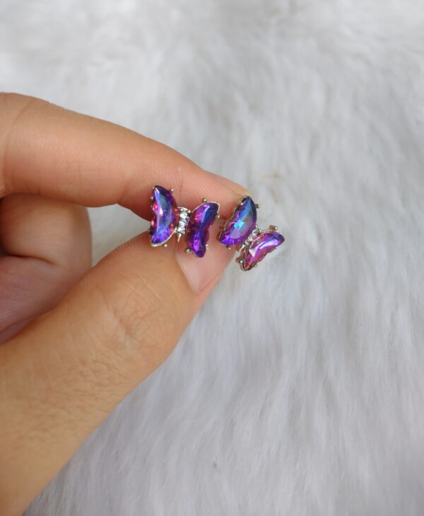 Mariposa violeta/azul