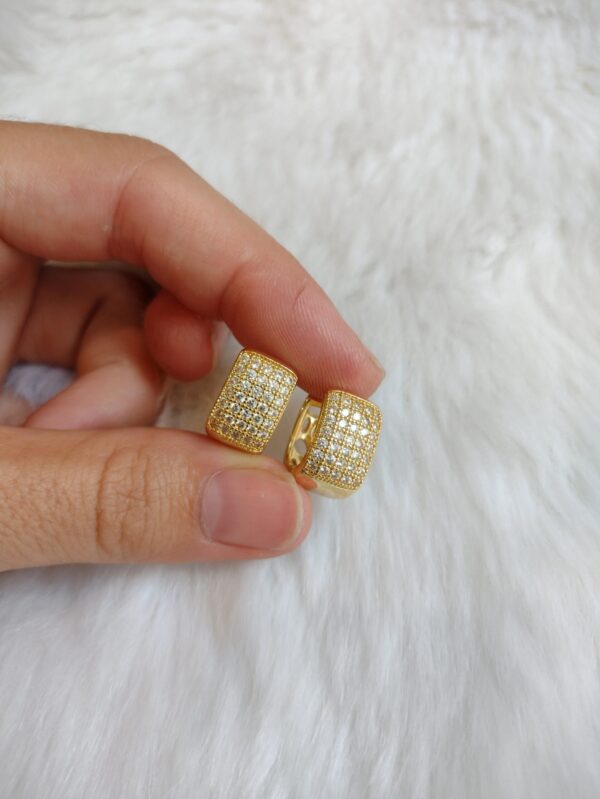 Aros anchos micro cristal n°2