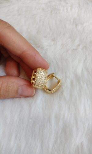 Aros anchos micro cristal n°4