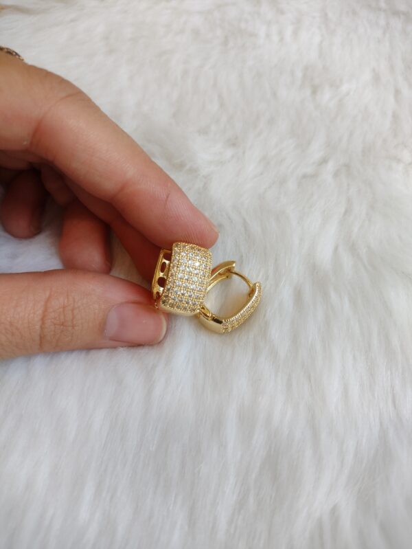 Aros anchos micro cristal n°4