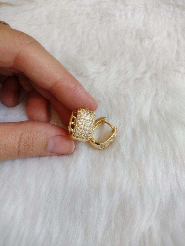Aros anchos micro cristal n°4