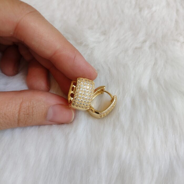 Aros anchos micro cristal n°4
