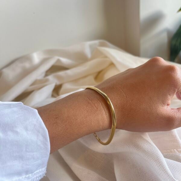 Pulsera snake gruesa
