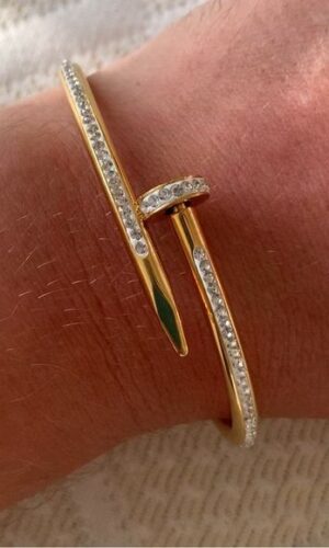 Pulsera clavo cartier strass