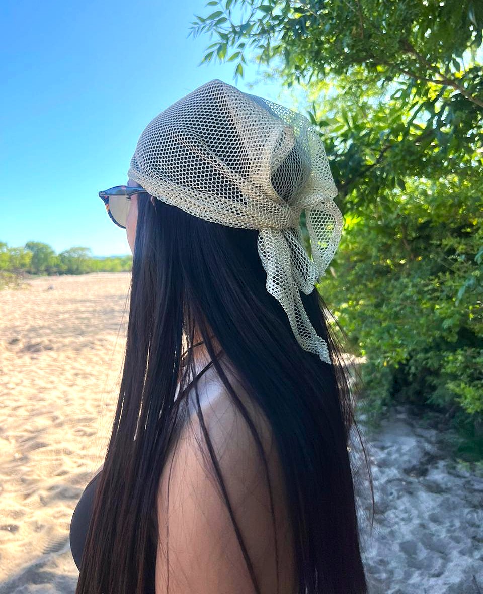 Bandana Sol (Red brillosa color Shampagne ) - Image 2