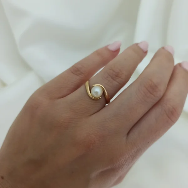 Anillo perla