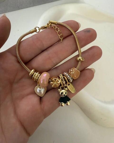 Pulsera pandora con dijes