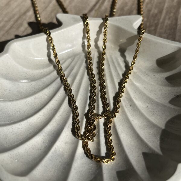 Cadena tourbillon fina/gruesa