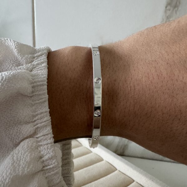 Brazalete Cartier Love (strass)
