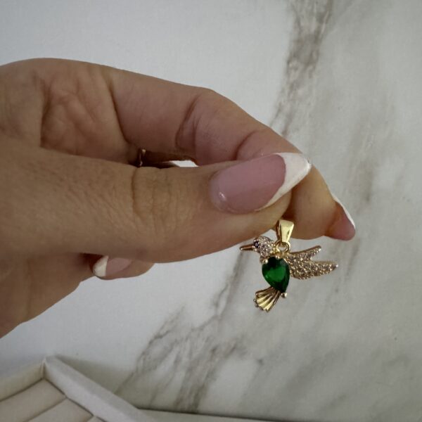 Dije Colibrí verde